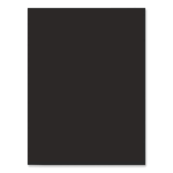 SunWorks Construction Paper, 50 Lb Text Weight, 9 X 12, Black, PK50